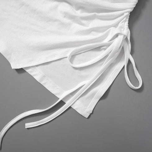 Sexy Off Shoulder Long Sleeve Pleated Tight Fit Dress for Women Party Club Evening